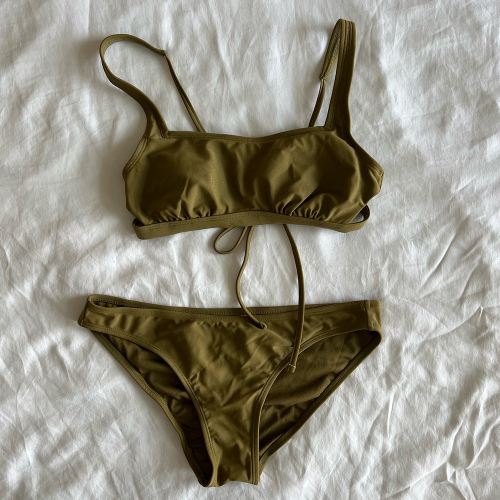 green bikini